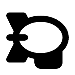 Airship Fill Icon from Rounded Fill - Material Pro Set