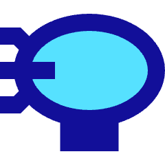 Airship Icon from Sharp Pop Set