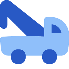 Auto Towing Truck Icon from Flex Flat Set