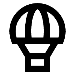 Balloon Icon from Sharp Line - Streamline Material Set