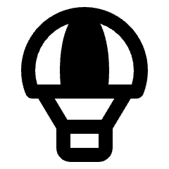 Balloon Fill Icon from Rounded Fill - Material Pro Set