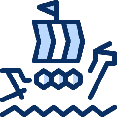 Barque Icon from Cyber Duotone Set