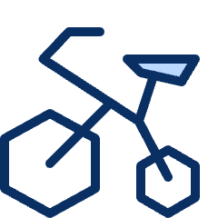 Bicycle 2 Icon from Cyber Duotone Set