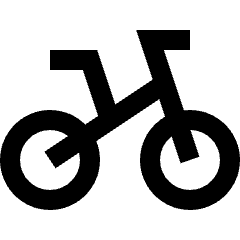 Bicycle Bike Icon from Sharp Solid Set