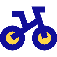 Bicycle Bike Icon from Sharp Pop Set