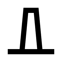 Bike Dock Icon from Sharp Line - Streamline Material Set