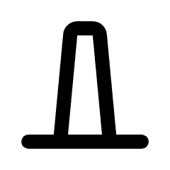 Bike Dock Fill Icon from Rounded Fill - Streamline Material Set