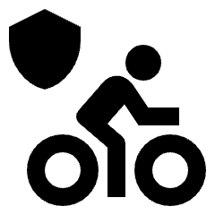 Bike Lane Icon from Sharp Line - Streamline Material Set