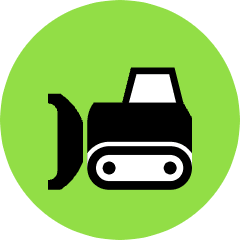 Bulldozer 2 Icon from Kameleon Pop Set
