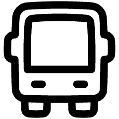 Bus Icon from Plump Line Set