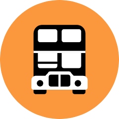 Bus Icon from Kameleon Pop Set