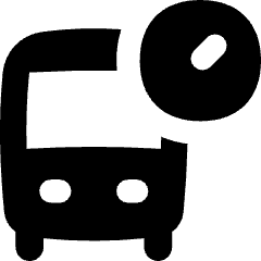 Bus Departure Board Icon from Flex Solid Set