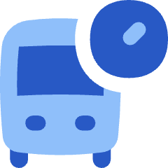 Bus Departure Board Icon from Flex Flat Set