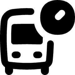 Bus Departure Board Icon from Flex Remix Set