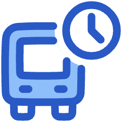 Bus Departure Board Icon from Plump Duo Set