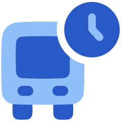 Bus Departure Board Icon from Plump Flat Set