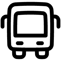 Bus Front Icon from Plump Line Set