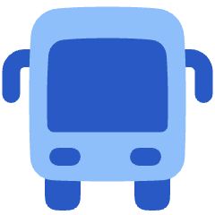 Bus Front Icon from Plump Flat Set