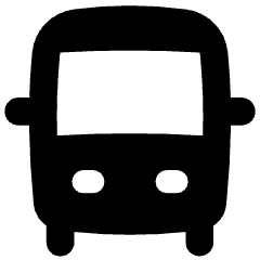Bus Front Icon from Flex Solid Set