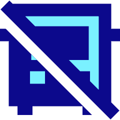 Bus No Transfer Icon from Sharp Pop Set