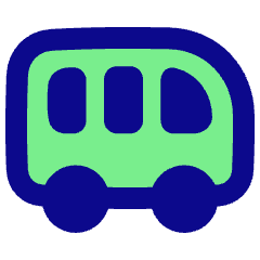 Bus Side Icon from Plump Pop Set