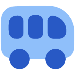 Bus Side Icon from Plump Flat Set