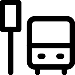 Bus Station Icon from Core Line Set