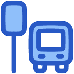 Bus Station Icon from Plump Duo Set