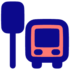 Bus Station Icon from Plump Pop Set