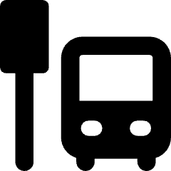 Bus Station Icon from Core Solid Set