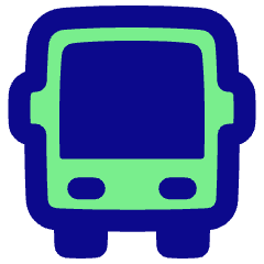Bus Icon from Plump Pop Set