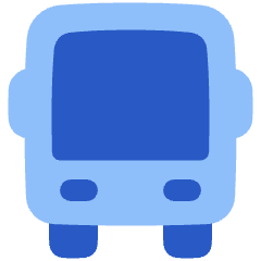 Bus Icon from Plump Flat Set