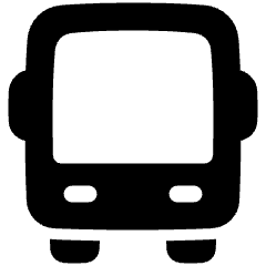 Bus Icon from Plump Solid Set