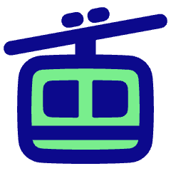 Cable Car Icon from Plump Pop Set