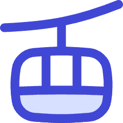 Cable Car Icon from Flex Duo Set