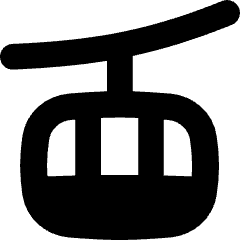 Cable Car Icon from Flex Solid Set