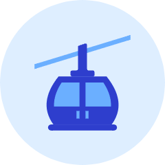 Cable Car Icon from Kameleon Duo Set