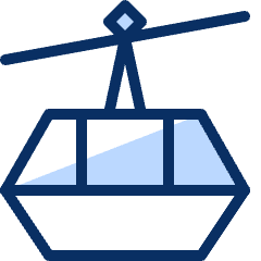 Cable Car Icon from Cyber Duotone Set