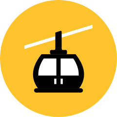 Cable Car Icon from Kameleon Pop Set