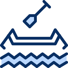 Canoe Icon from Cyber Duotone Set
