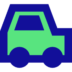 Car 1 Icon from Sharp Pop Set