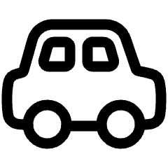 Car 1 Icon from Plump Line Set