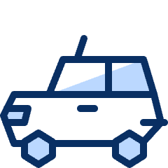 Car 6 Icon from Cyber Duotone Set