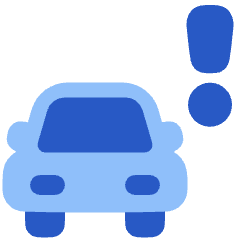 Car Alert Icon from Plump Flat Set