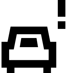 Car Alert Icon from Sharp Remix Set