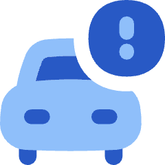 Car Alert Icon from Flex Flat Set