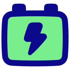 Car Battery Charging Icon from Plump Pop Set