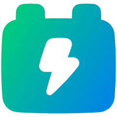 Car Battery Charging Icon from Plump Gradient Set