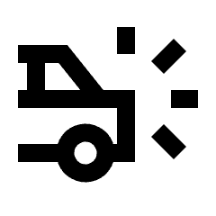 Car Crash Alt Icon from Sharp Line - Streamline Material Set