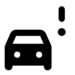 Car Crash Fill Icon from Rounded Fill - Material Pro Set